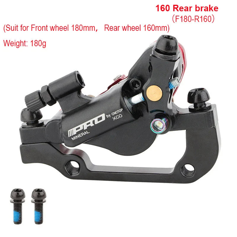 Bicycle Mechanical Brake Oil Pressure Brake Double Side Brakes Cycling MTB Bike Caliper Front/Rear High-strength Aluminum Alloy