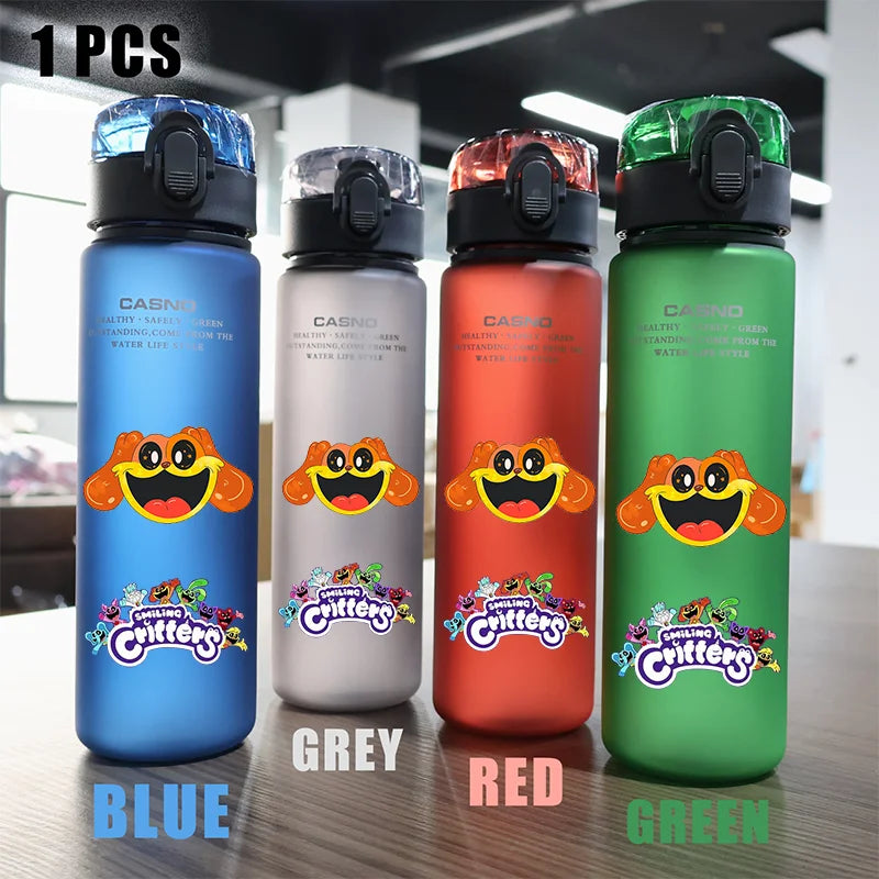 560ml Smiling Critters Miss Delight CatNap Figure Water Cup Portable Outdoor Camping Sports Leak Proof Water Cup Bottle Kid Gift