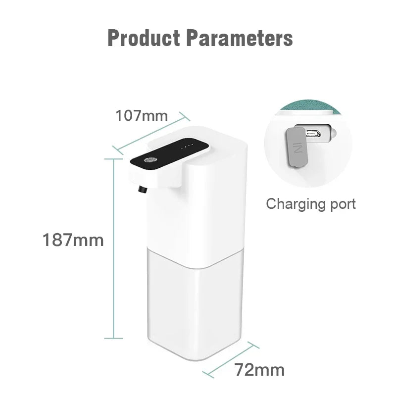 USB Charging Automatic Liquid Soap Dispenser Touchless Infrared Sensor Hand Free Soap Hand Sensor Dispenser Smart Foam Machine