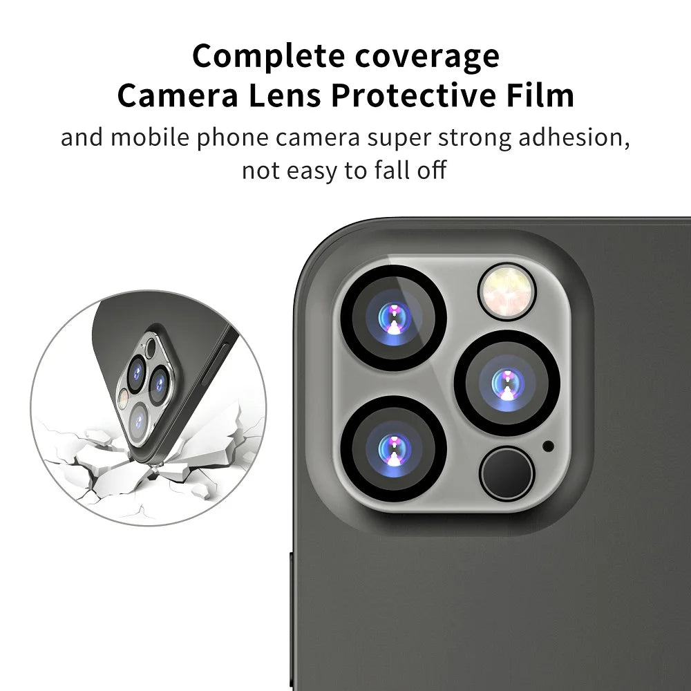 3pcs Camera Lens Protector For iPhone 15 Pro Max Protective Glass iPhone 16 14 11 12 13 14 Plus 13 Mini Lens Screen Protectors