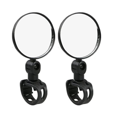 Bicycle Rearview Mirror 360 Degree Rotation Auxiliary Convex Mirror Handlebar Mount Cycling Bike Rear View Mirrors