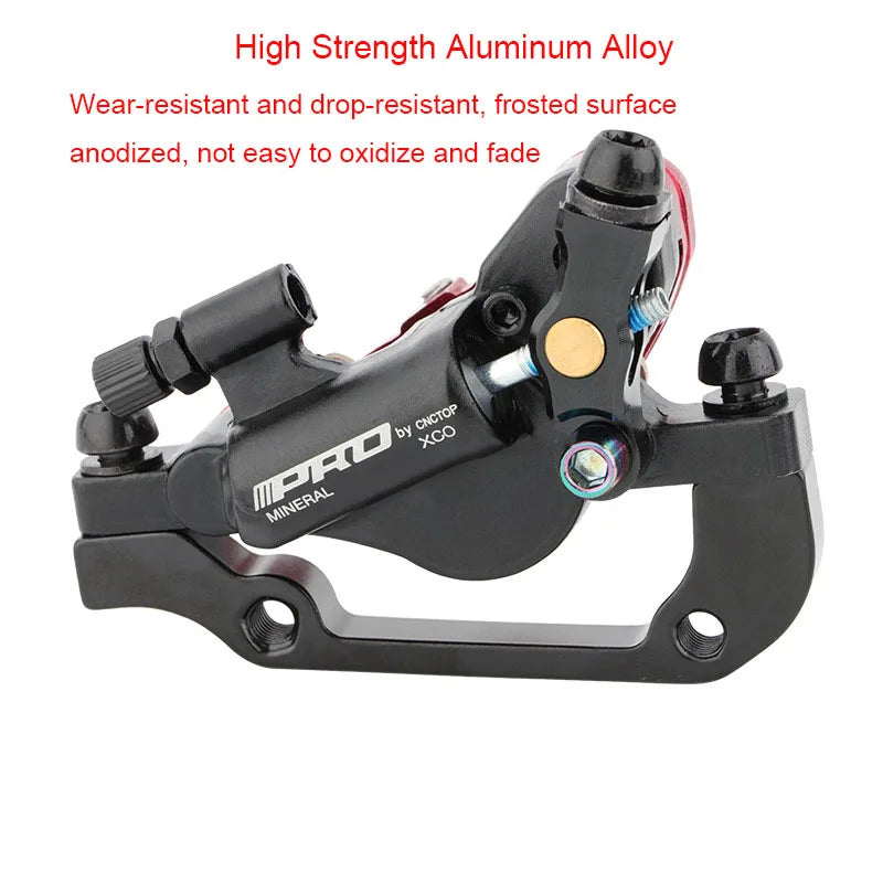 Bicycle Mechanical Brake Oil Pressure Brake Double Side Brakes Cycling MTB Bike Caliper Front/Rear High-strength Aluminum Alloy