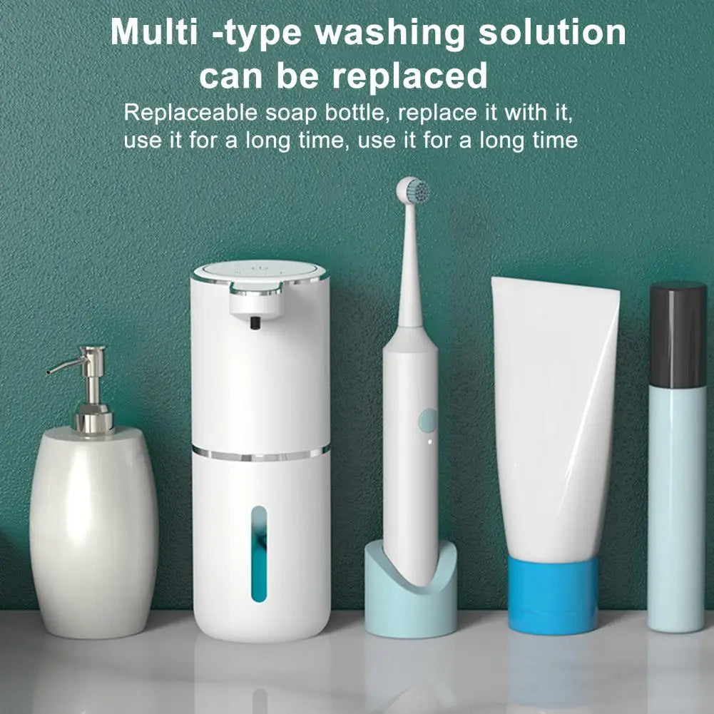 Soap Dispenser with Adjustable Settings Long-lasting Battery Soap Dispenser Touchless Rechargeable for Bathroom for Hygienic