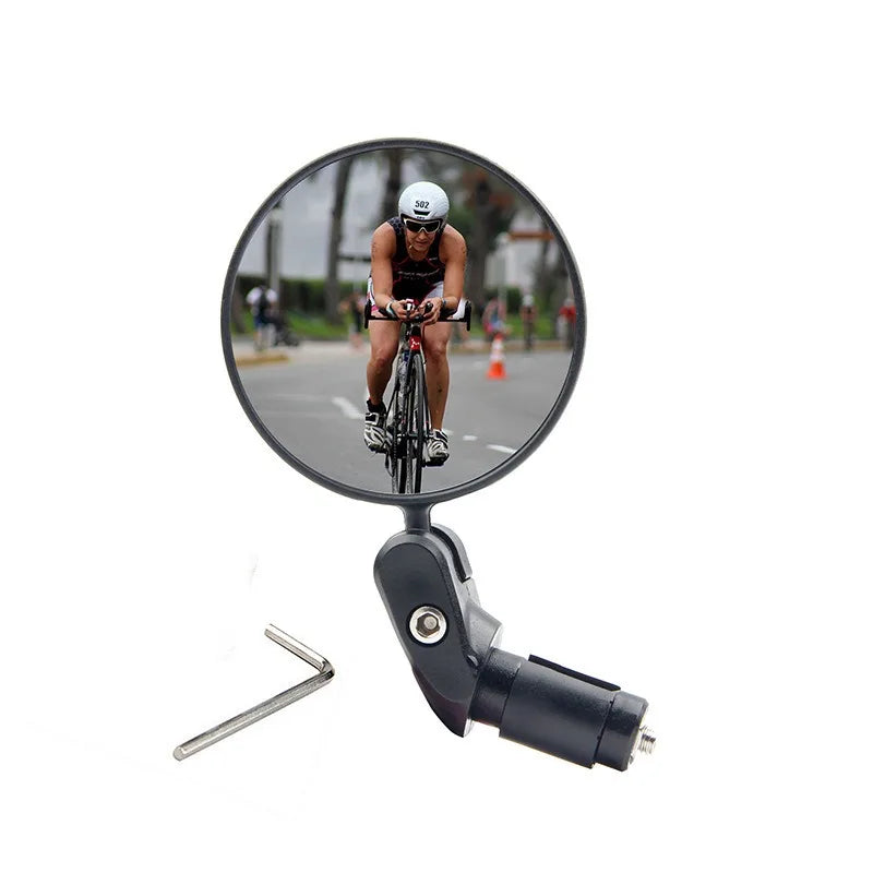 1/2pcs Bicycle Rearview Mirrors  Handlebar Mount 360 Rotate Adjustable Wide-Angle Convex Mirror Bike Cycling Rear View Mirror