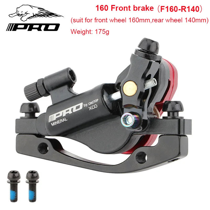 Bicycle Mechanical Brake Oil Pressure Brake Double Side Brakes Cycling MTB Bike Caliper Front/Rear High-strength Aluminum Alloy