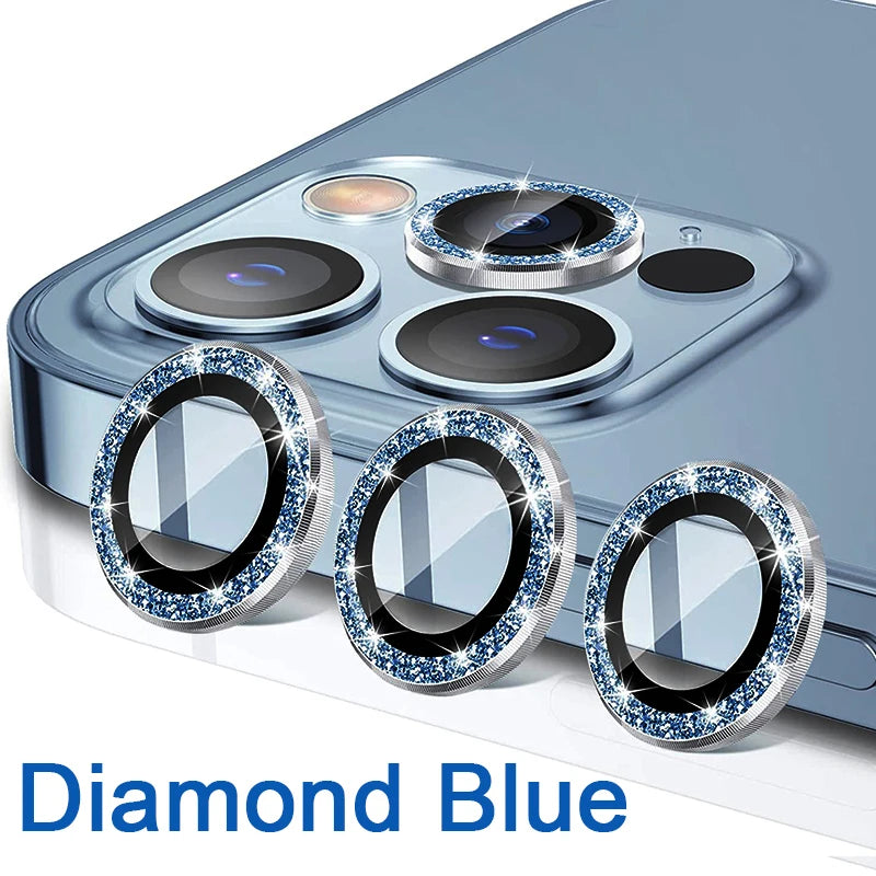 Lens Metal Ring Protector Glass for iPhone 11 12 13 Pro Max Camera Lens Protection On iPhone 12 15 13Pro 14 Pro Max Camera Film